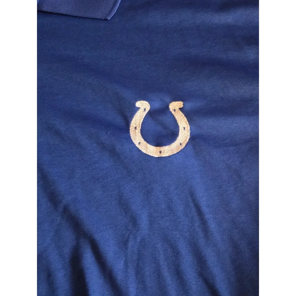 Nike NFL Indianapolis Colts‎ Golf Polo Mens 5XL Blue Team Apparel